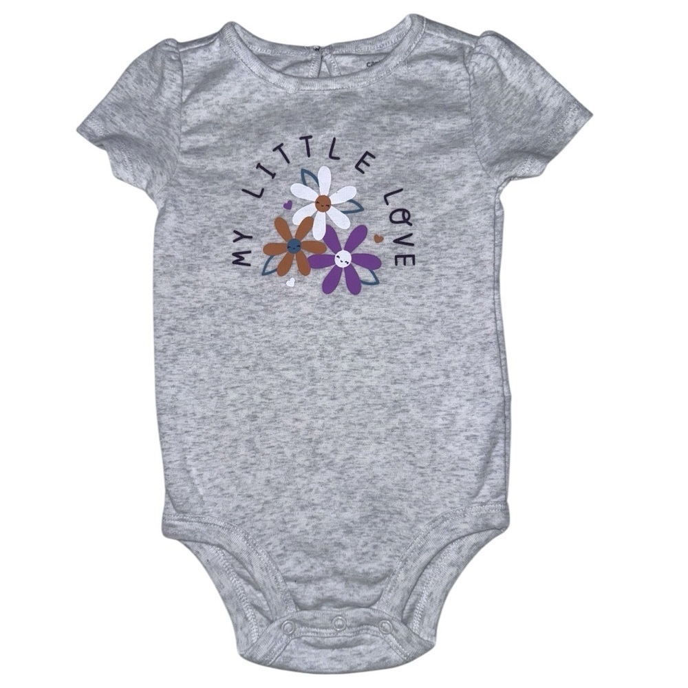 Carter’s Baby Girl 2-Piece Set 18M “My Little Love” Bodysuit & Butterfly NWOT - Picture 2 of 7